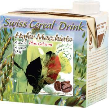 Bio Swiss Cereal-Drink Hafer Macchiato plus Calcium glutenfrei 0,5L