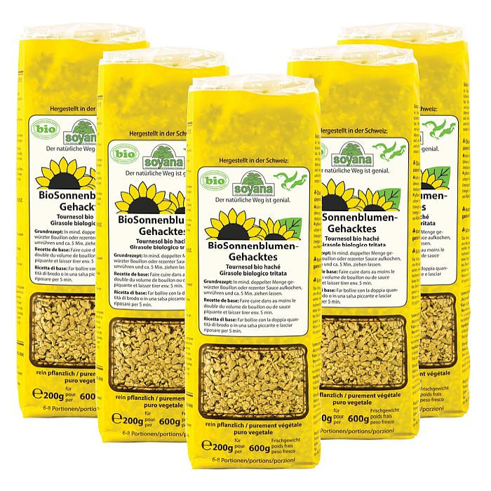 Multipack Organic Sunflower Protein Minced 5x 200g